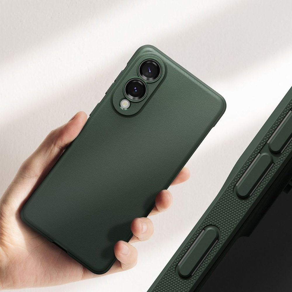 Etui Ringke Onyx do Galaxy S25 Edge, ciemnozielone